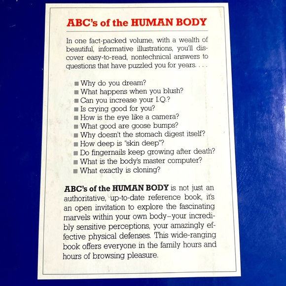 ABC’s of the HUMAN BODY READER’S DIGEST FAMILY ANSWER BOOK HB GUC - Picture 2 of 16